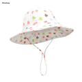 Wenefang Newborn Boys Girls Bucket Hat Summer Kids Toddler Panama Cap 0 to 【2025 Version】 48 Months Soft Cotton Baby Sun Hat flower printing Cute Bunny. 