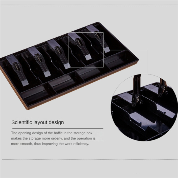 Cash%20Register%20Drawer%20Insert%20Tray%20Cash%20Register%20Drawer%20Tray%205%20Banknotes/4%20Coin%20Compartments%20with%20Metal%20Clips%20-%20Image%204