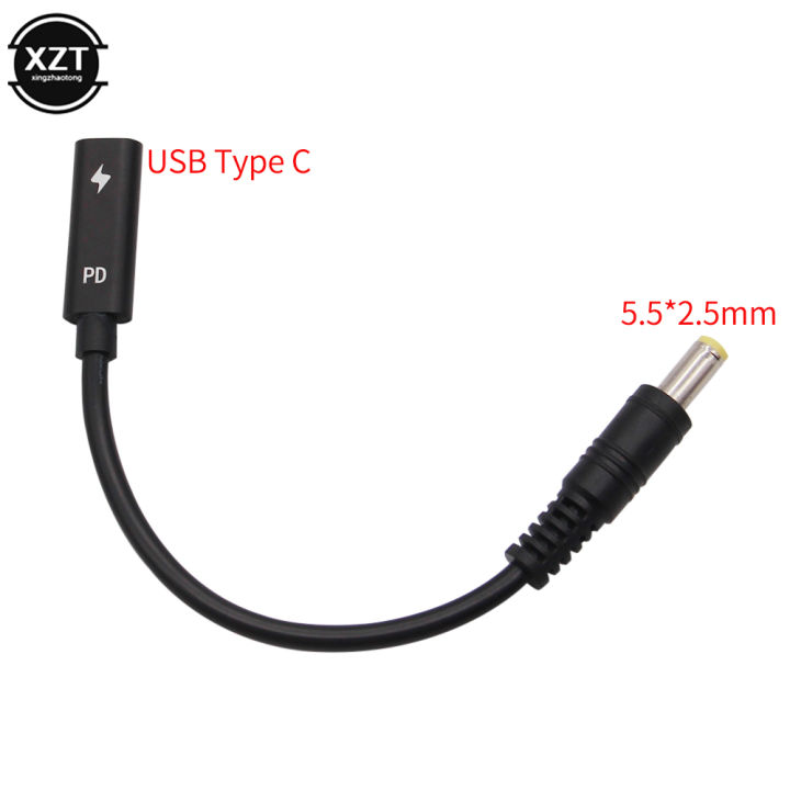 USB Type C Female to DC mm Male Jack Charger Adapter - Main Image