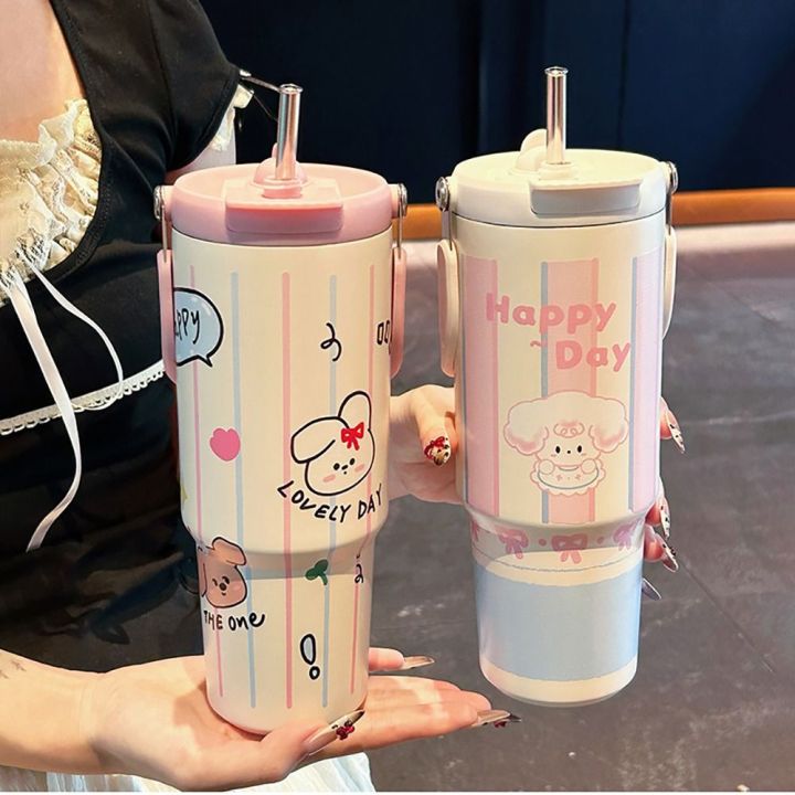 Portable%20900ML%20Thermal%20Mug%20With%20Straw/Handle%20Large%20Capacity%20Straw%20Cup%20201%20Stainless%20Steel%20Vacuum%20Cup%20-%20Image%206