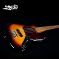 Jet Guitars JJB 300 SB Roasted Maple Neck, Sunburst Bass Guitar. 