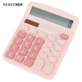 DISICHEN Original Mini Calculator Clear Screen Display Buttons Non-breakable Desktop Calculator Office. 