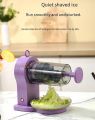 Shaved Ice Maker Slushie Machine Snow Cone Machine Ice Crusher Electric Ice Shaver with Ice Tray for Smoothies Slushy Snow Cone and More. 
