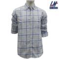 KILOMETER Blue Checkered Shirt For Men. 