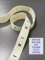 Pure Fabric Number Cotton Size Childrens Beige Marks Woven Clothing Collar Labels Custom Made Washable. 