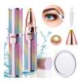 Battery Operated 2 In 1 Facial Razor Painless Eyebrow Hair Remover Shaver With LED Light By Hamro Store. 