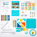 Deli Plastic Math Learning Tool Set Help Children Learn to Develop  - (74331). 
