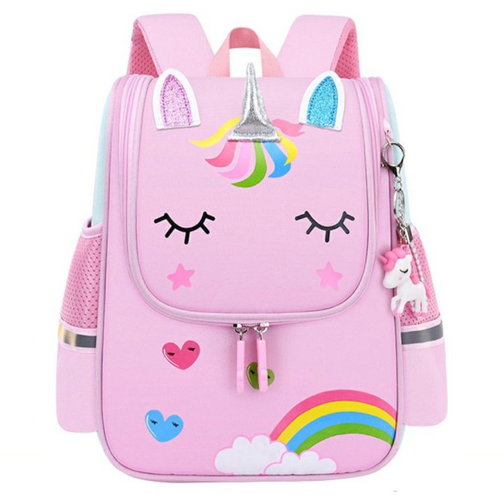 Cute%20Cartoon%20Unicorn%20Rainbow%20Design%20Lightweight%20Waterproof%20Pink%20School%20Bag%20for%20Girls%20-%20Image%203