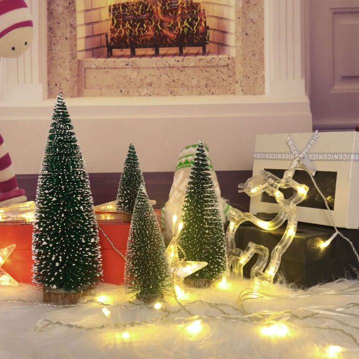 Nullmul%20Mini%20Christmas%20Tree%20Small%20Pine%20Trees%20on%20the%20Wooden%20Base%20Home%20Desktop%20Decoration%20-%20Image%202