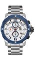 T5-White Dial Metal Strap chronograph  watch for Men H3589GH. 