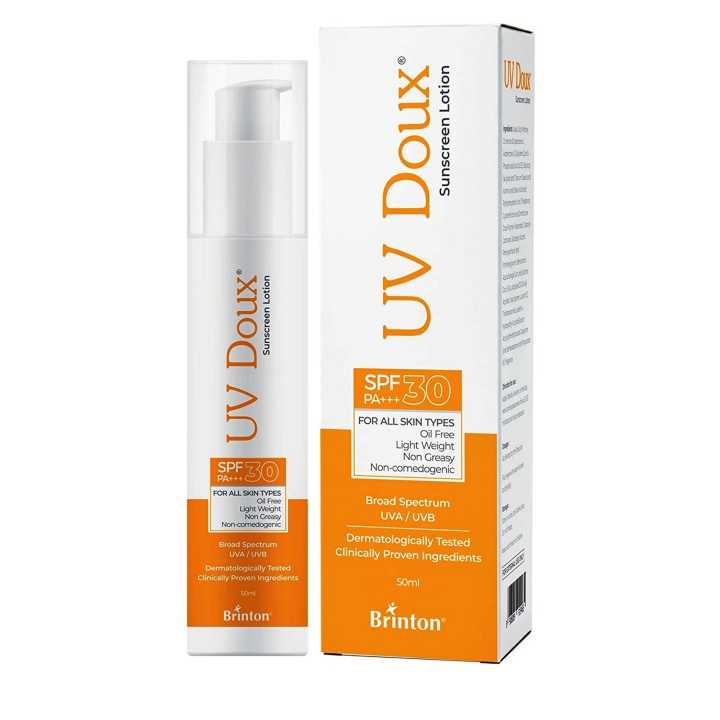 UV Doux sunscreen lotion SPF 30, 50 gm