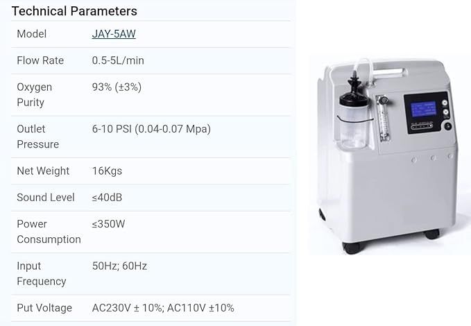 LONGFIAN%20JAY%205AW%205%20LPM%20OXYGEN%20CONCENTRATOR,%20White%20-%20Image%204