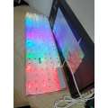 Douni KB101 Colorful Luminous RGB Transparent Keyboard Mechanical Feel Laptop Gaming Wired Keyboard. 
