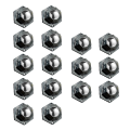Caster Wheels for Small Appliances, 360°Rotation Caster Wheels, Stainless Steel Rollers Universal Wheel 16Pcs White Easy to Use. 