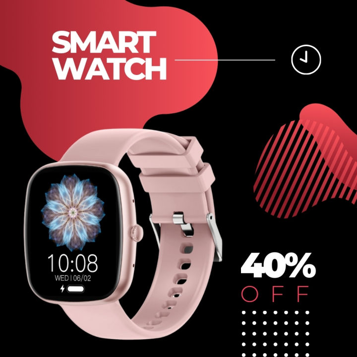 Vestel%20Zazz%20Z139%20Smartwatch:%201.83"%20IPS%20Display%20%7C%20IP67%20Waterproof%20%7C%20Pink%20Color%20%7C%20BT%20calling%20%7C%20100+%20Sports%20mode%20%7C%20Luxury%20Watch%20Faces%20-%20Image%208
