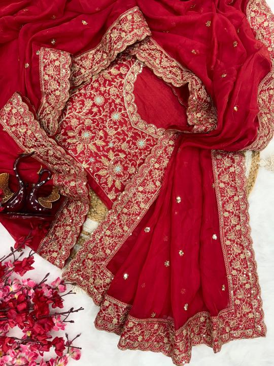Exclusive%20Designer%20Red%20Sequins%20Silk%20Saree%20Collection%20By%20Sapnaaz%20Fashion%20-%20Image%206