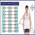Amul Macho Sleeveless Premium White Cotton Vest For Men (Pack of 2). 