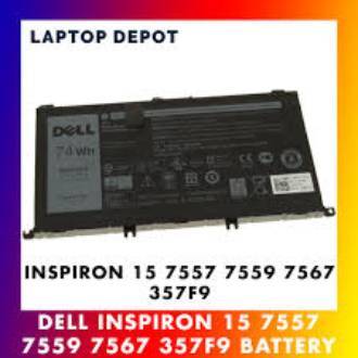 Original 357F9 Battery For Dell Inspiron 15 7559 7000 7557 7567 7566 5576 5577 P57F P65F INS15PD-1548B 11.4V 74WH With 6 Months Replacement Warranty