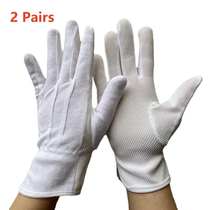 Formal%20dress%20guard%20costume%20for,%20gloves%20cotton%20gloves%20work%20men%20and%20women%20white%205/2%20pair%20of%20anti-slip%20gloves%20jewelry%20check%20-%20Image%208