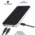 SLIM POWER BANK 10000MAH M1011 WITH ONE YEAR WARRANTY. 
