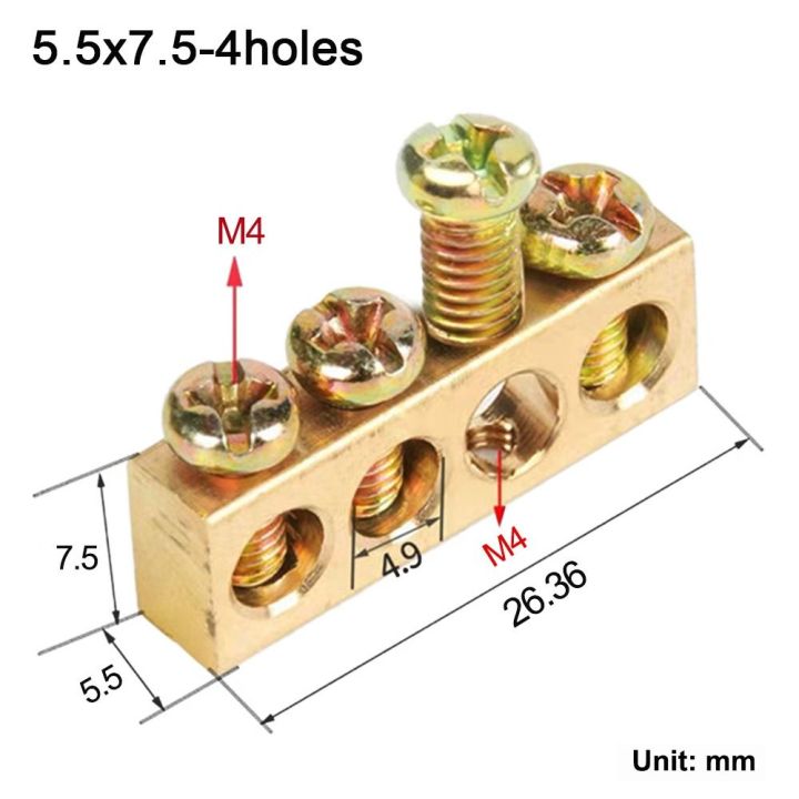 Junction%20Box%20Grounding%20Copper%20Wire%20Connector%20Multi-specification%20With%20Hole%20Screw%20Copper%20Bar%20Terminal%20Brass%20Row%20Junction%20Box%20Power%20Distribution%20Cabinet%20-%20Image%209