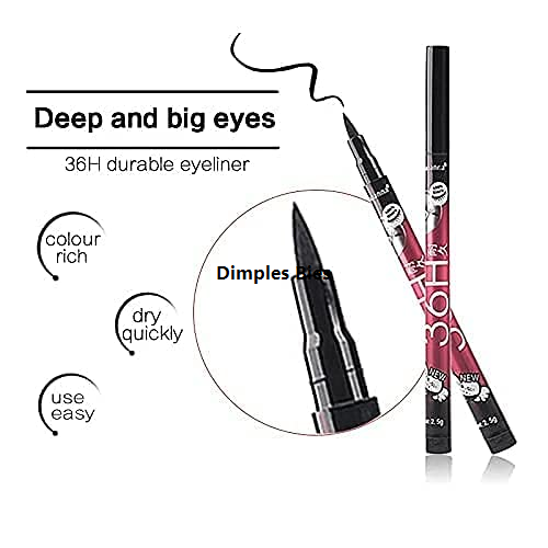 SAM%20Piece%20Long%20Lasting%20KIZZBEAUTY%20Eyeliner%20Waterproof%20Black%20Eyeliner%20Sketch%20Pencil%20Eye%20Makeup%20Extra%20Gloss,%20Gloss%20Effect%20(4%20Pack)%20from%20India%20()%20-%20Image%203