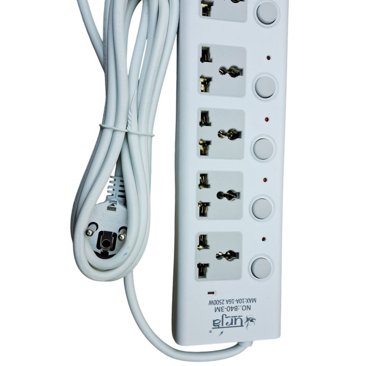 Urja%20B40-3M%205%20Port%20Extension%20Socket%20Multiplug%20with%20Individual%20Switches%20&%203%20Meter%20Long%20Cable%20-%202500W%20Heavy%20Duty%20Universal%20Power%20Strip%20for%20Home%20&%20Office%20-%20Image%204