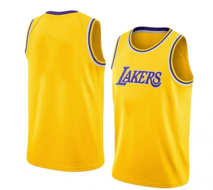 Los%20Angeles%20Lakers%20Basketball%20Jersey%20Set%20for%20Men%20Golden%20Color%20NBA%20-%20Image%202