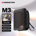 Monster M3 Mini Wireless speakerMonster M3 Bluetooth Speaker - Powerful Bass, Portable Design, and Long Battery Life. 