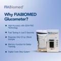 FIABIOMED Blood Glucose Monitoring System – Digital Glucometer Machine Only | Fast, Accurate Diabetes Testing Device for Home & Clinical Use. 