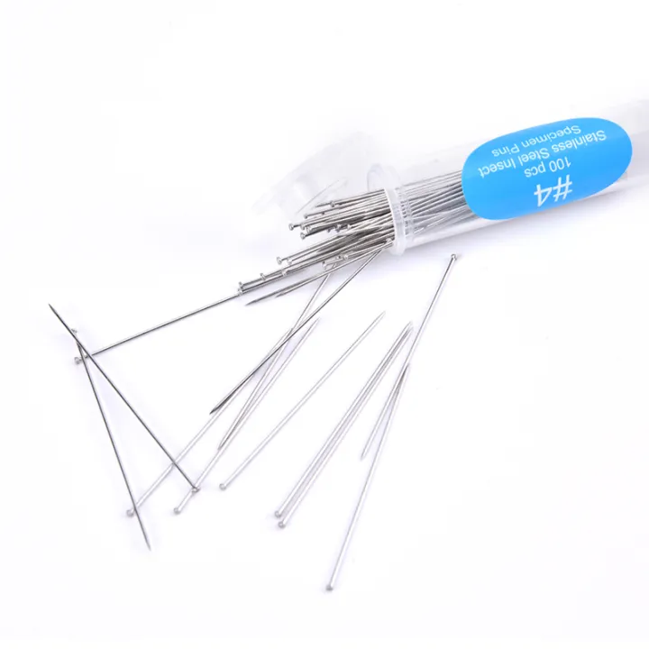 100%20Pcs%20Insect%20Pins%20Specimen%20Needle%20Stainless%20Steel%20School%20Lab%20Entomology%20Needle%20-%20Image%204