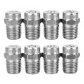 fasdaga Pressure Washer Cleaner Nozzle, Thread Type Nozzle, 4000Psi, 1/4Inch Male Npt, 8 Packs,0,15,25,40 Degrees. 
