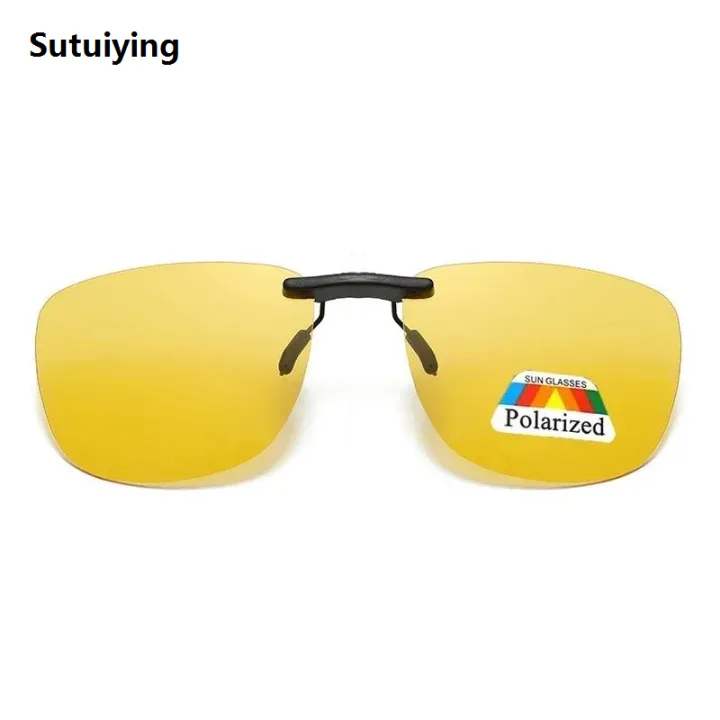 Sutuiying%20Square%20Clip%20on%20Sunglasses%20Women%20Polarized%20Black%20Lens%20UV400%20Night%20High%20Quality%20Vision%20Driving%20Men%20Goggles%20Clips%20Anti%20Glare%20Vintage%20Glasses%20-%20Image%206