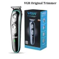VGR 055 Professional Cordless Beard Hair Trimmer Kit - Rechargeable with Guide Combs, USB Cord Included. 
