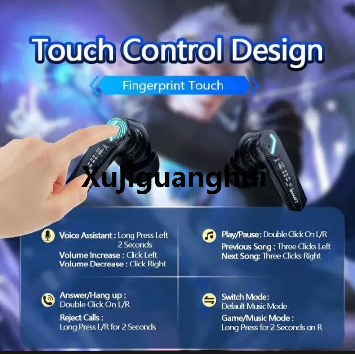 Xujiguanghui%20lenovo%20Gm2%20pro%20Thinkplus%205.3%20Bluetooth%20Earbuds,ActiLuxury%20ve%20voice%20reduction,gaming%20earbuds,airpods,new%20earbud%20-%20Image%206