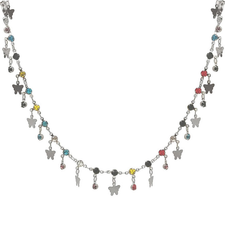 Beaded%20Butterfly%20necklace%20Delicate%20Colorful%20%20necklace%20Y2K%20necklace%20for%20Daily%20wear%20Party%20accessory%20Gift%20for%20girlfriend%20Fashion%20statement%20Jewelry%20collection%20-%20Image%202