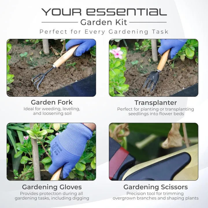 Plantora%20Gardening%20Essentials%20Kit%20%E2%80%93%20Trowel,%20Garden%20Fork,%20Cultivator,%20Cutter%20&%20Gloves%20%E2%80%93%20Premium%20Home%20Garden%20Tools%20Set%20for%20Everyday%20Use%20-%20Image%202