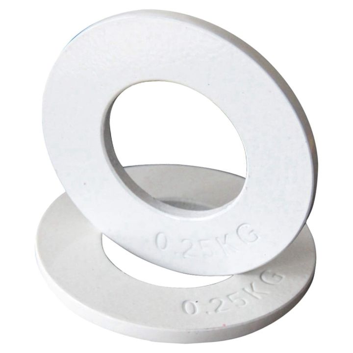 fasdaga%202X%20Fractional%20Weights%20Fractional%20Weights%20Mini%20Weight%20Plates%20Strength%20Training%20Plates%20Accurate%20Accessory%20White%200.25Kg%20-%20Image%203
