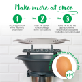 Egg Cooker Holder Egg Holder Up to 14 Eggs for TM6 TM5 TM31 Accessories - Compatible with for. 