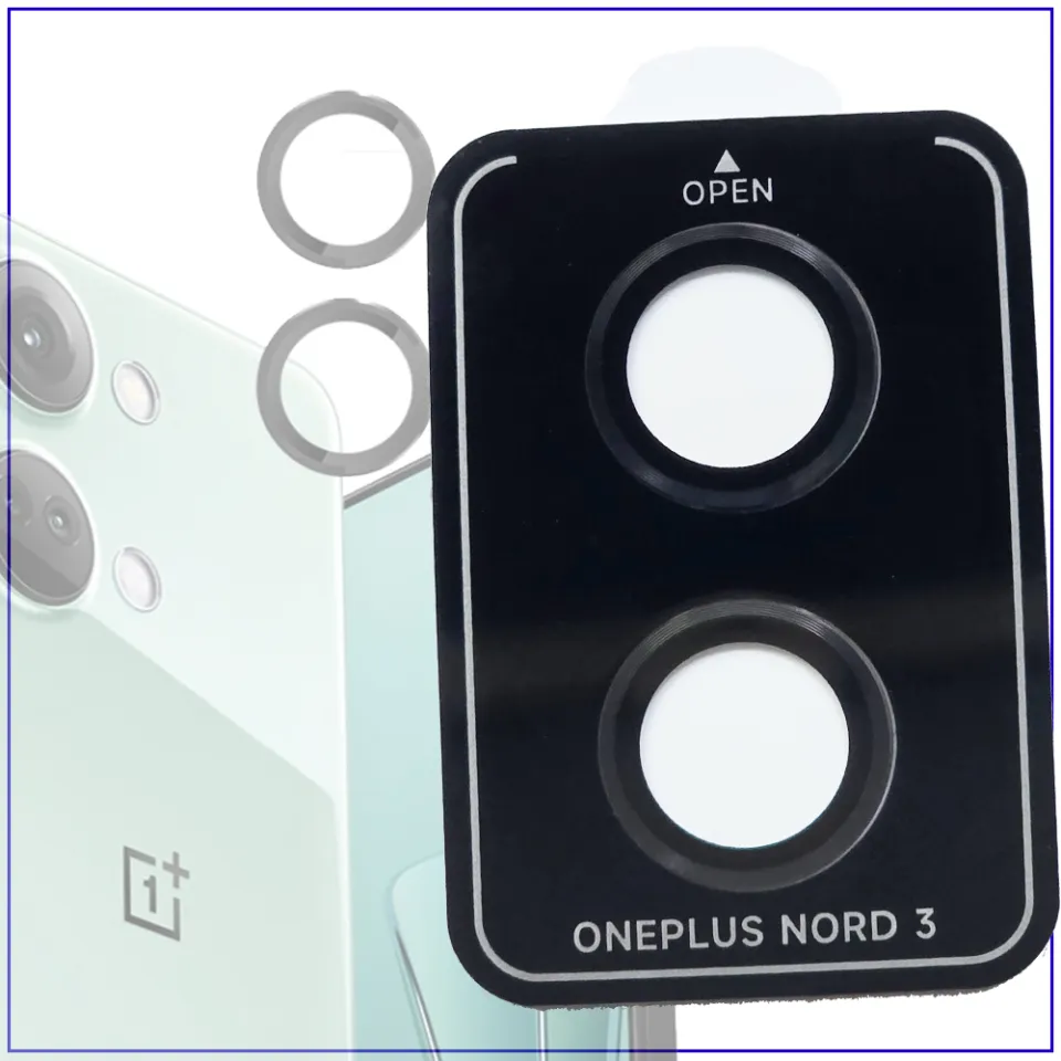 Camera Lens for OnePlus Nord 3 5G - Individual Metal Ring Tempered