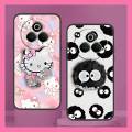 Cute phone lens protection Phone Case For Realme P3 Pro 5G Silicone drift sand TPU Cartoon Back Cover Rotatable stand. 