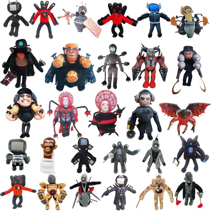 Cross-border toilet man vs. monitor man Titan audio man TV man plush toy skibidi toilet