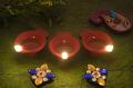 Water Sensor Battery Operated Diya For Decoration, Tihar Light 2 Piece Set. 