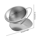 NAMUNY Raised Cat Dish Stainless Steel Dog Food Container Pet Feeding Accessories Large Lifted Cat Bowl with Stable Base. 