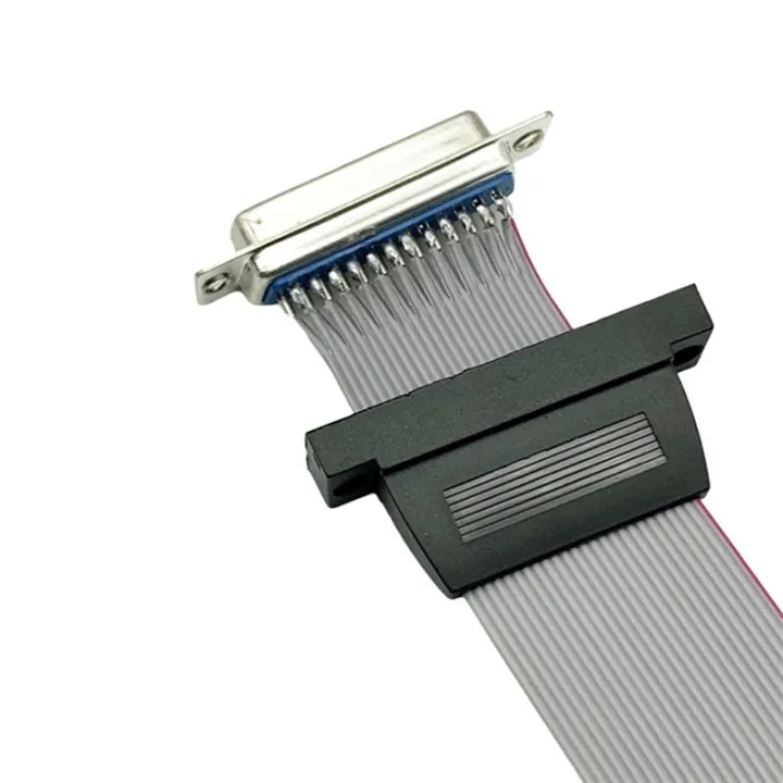 Wire%20Flat%20Ribbon%20Cable%20DB25%20Female%20to%20FC-26%20Female%20Connector%20for%20LCD%20Monitors,%20Connecting%20Circuit%20Boards,%20Computers.%20Easy%20Install%20-%20Image%206