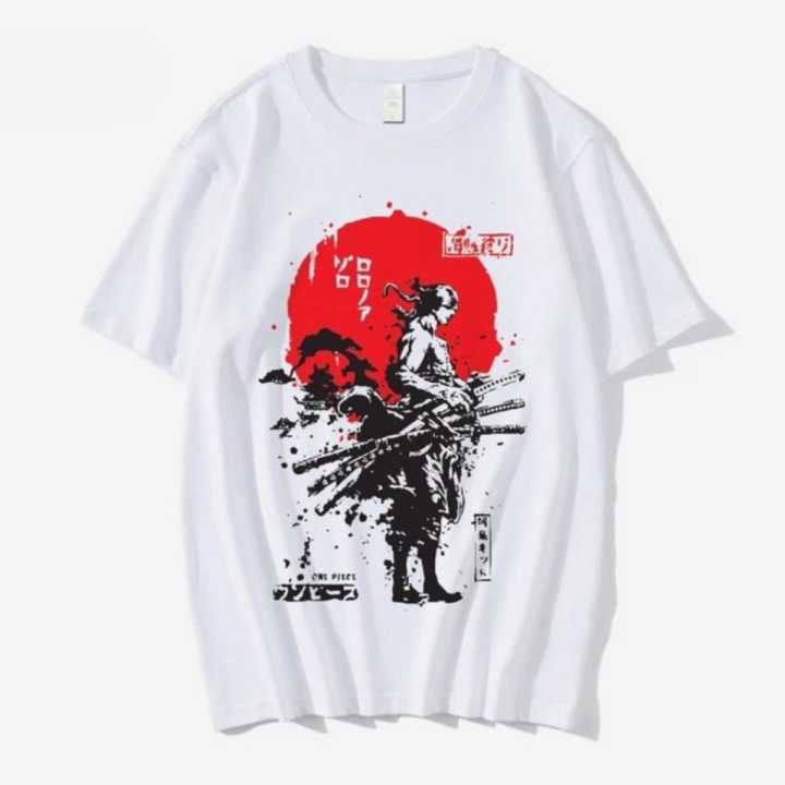 Zoro Anime Printed T-Shirt For Men And Women