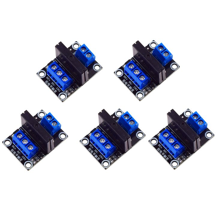 -883 1 Channel 5V Low Level Solid State Relay Module with Fuses Solid ...