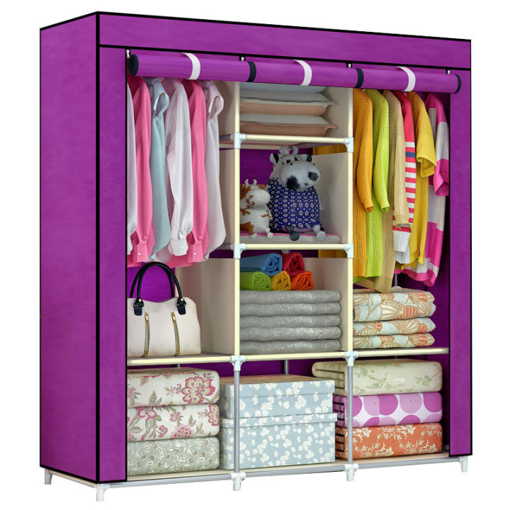 3-Door%20Foldable%20Plastic%20Wardrobe%20%7C%20DIY%20Non-Woven%20Portable%20Storage%20Cabinet%20for%20Bedroom%20%7C%20Easy%20Open%20Door%20Design,%20No%20Zipper%20Fabric%20Organizer%20%7C%20Cloth%20Daraz%20-%20Image%2010