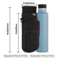 Nuovoware 25oz/32oz Carrier Bag Adjustable Shoulder Hand Strap 2 Pocket Sling Water Bottle Accessories for Hiking. 