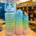 3 in 1 Water Bottles Lock Feature & Top Lid with Times Drink for Office/Home/Sports/outdoor - Water Bottles ( 2000ml-900ml-280ml). 